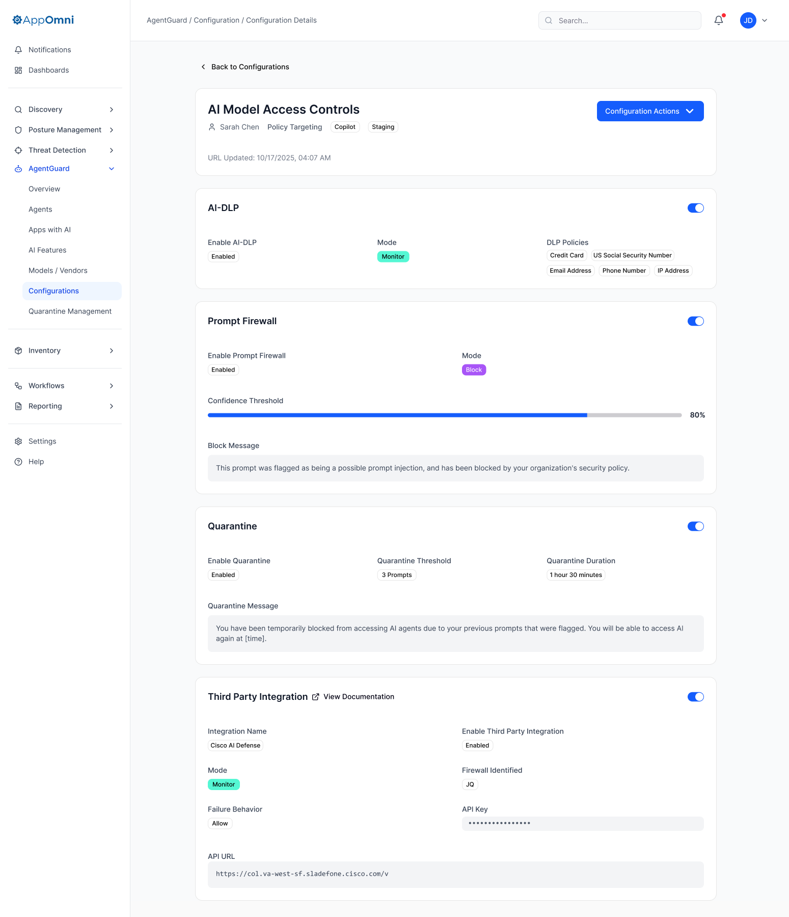 Configuration Details